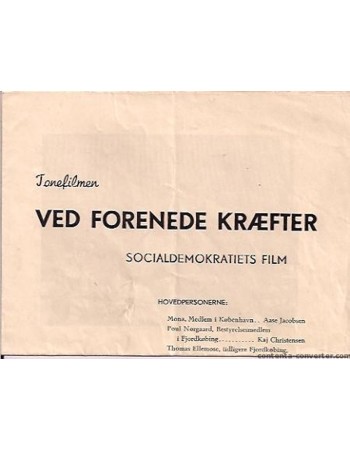 Med forenede kræfter