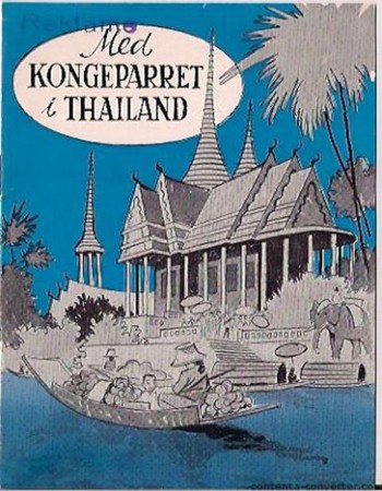 Med kongeparret i Thailand