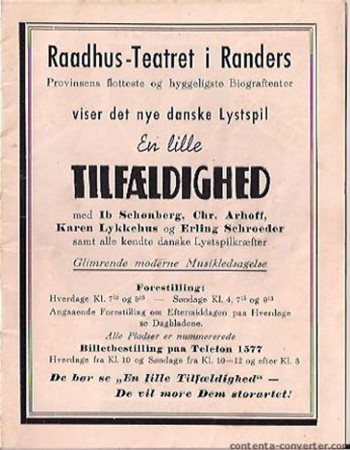En lille tilfældighed