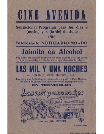 LAS MIL Y UNA NOCHES