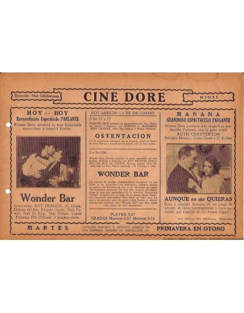 WONDER BAR