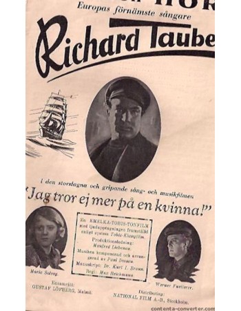 Ich glaub' nie mehr an eine Frau
