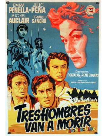 TRES HOMBRES VAN A MORIR