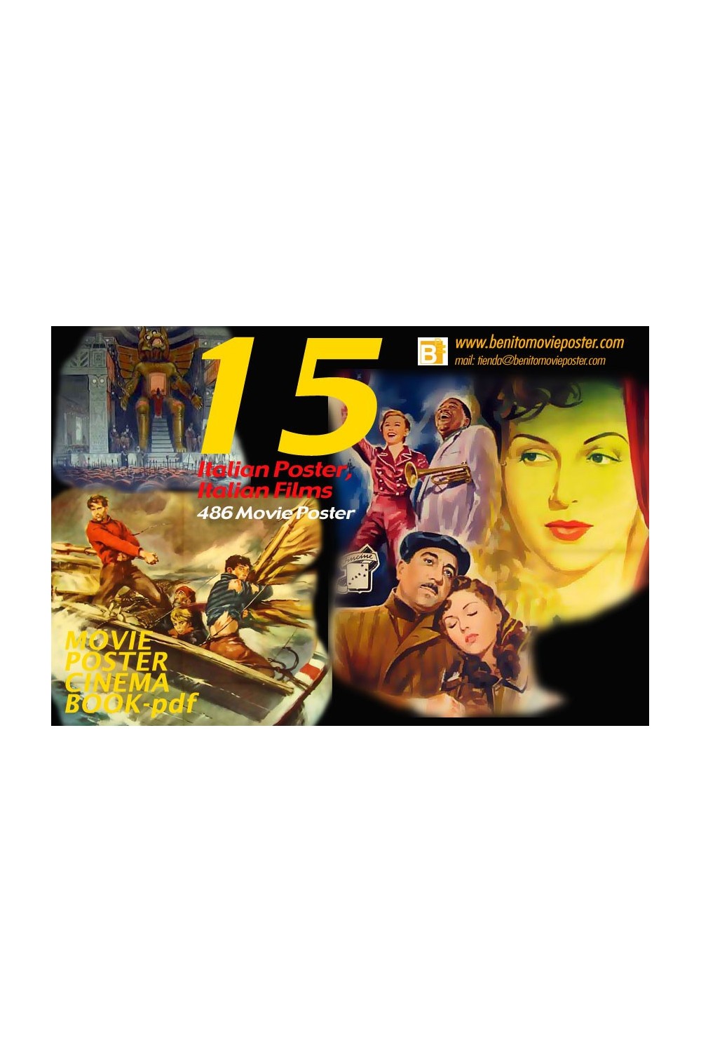 15 PDF-Book ITALIAN POSTERS, ITALIAN FILMS. 486 MOVIE POSTER