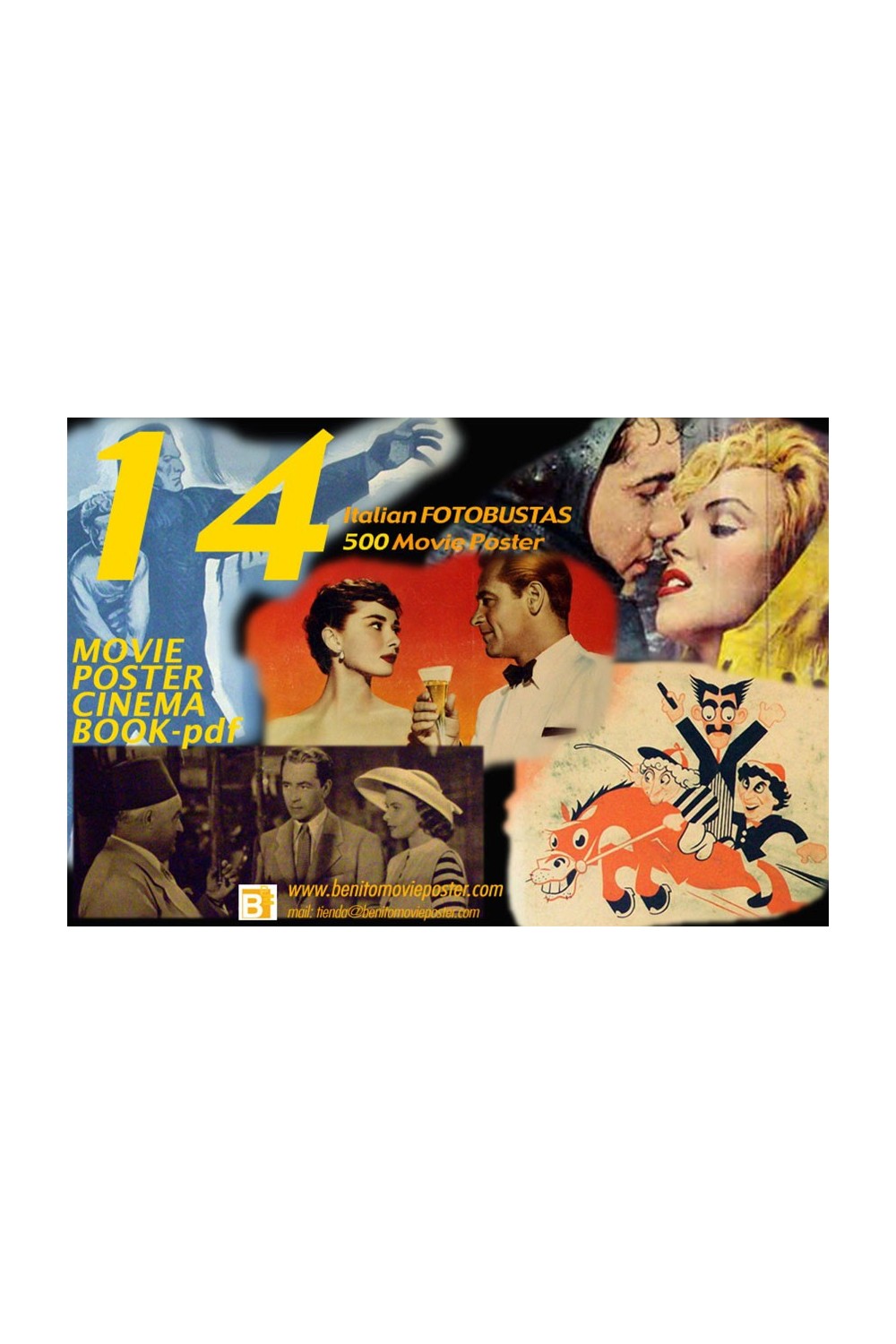 14 PDF-Book ITALIAN FOTOBUSTAS. 500 MOVIE POSTER