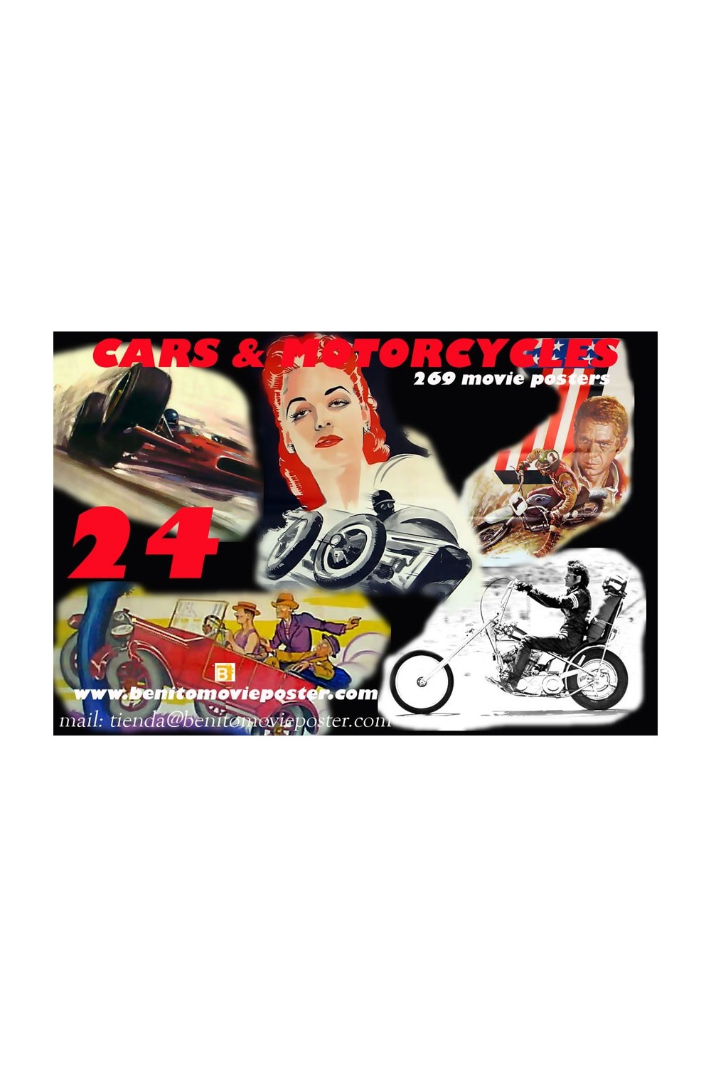 24 PDF-Book CARS & MOTORCYCLES 269 MOVIE POSTER