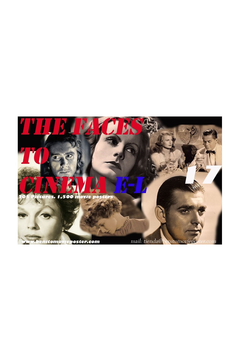 17 PDF-Book Vol II - THE FACES OF CINEMA /2. 205 PHOTOS. 1,500 MOVIE POSTER