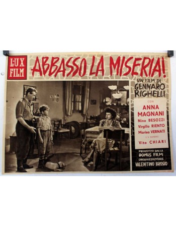 ABBASSO LA MISERIA