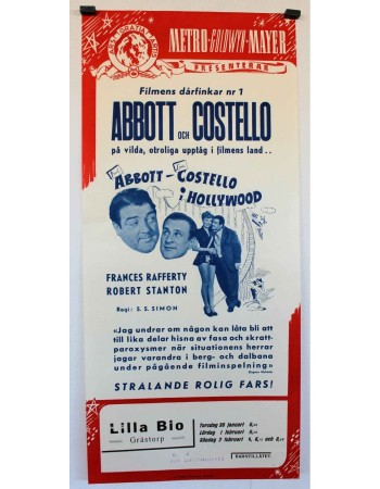 Bud Abbott and Lou Costello in Hollywood