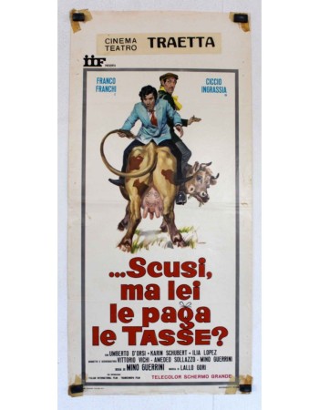 SCUSI MA LEI LE PAGA LE TASSE