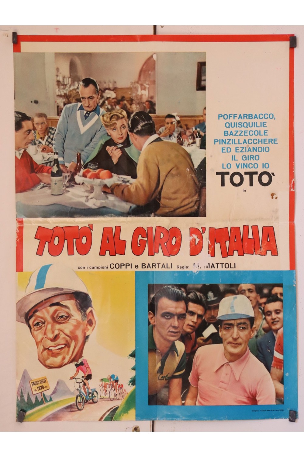 TOTO AL GIRO D ITALIA A BISOGNO DI RISTAURO