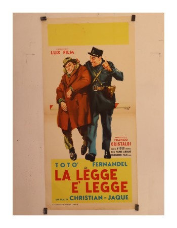 La loi... c'est la loi.