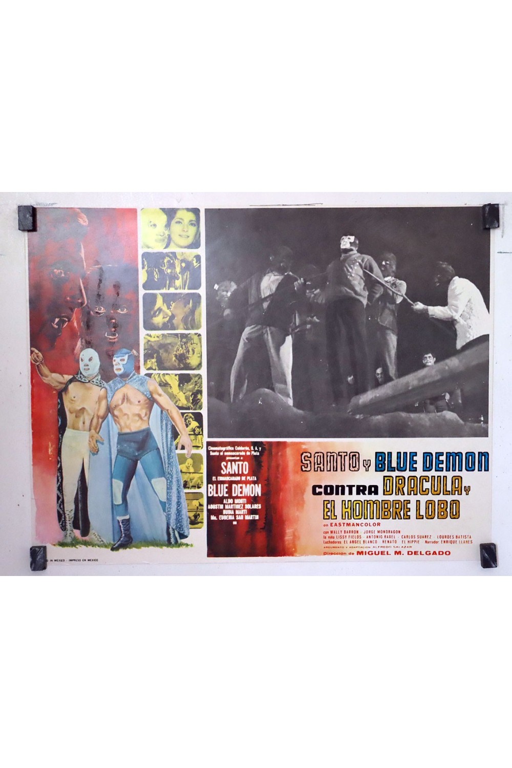 SANTO Y BLUE DEMON CONTRA DRACULA Y EL HOMBRE LOBO