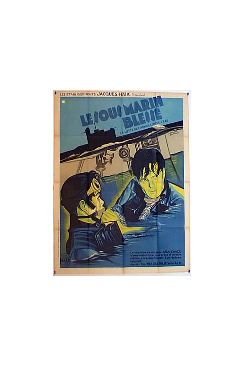 LES SOUS MARIN BLESSE /