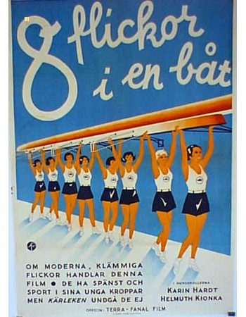 ACHT MÄDELS IM BOOT