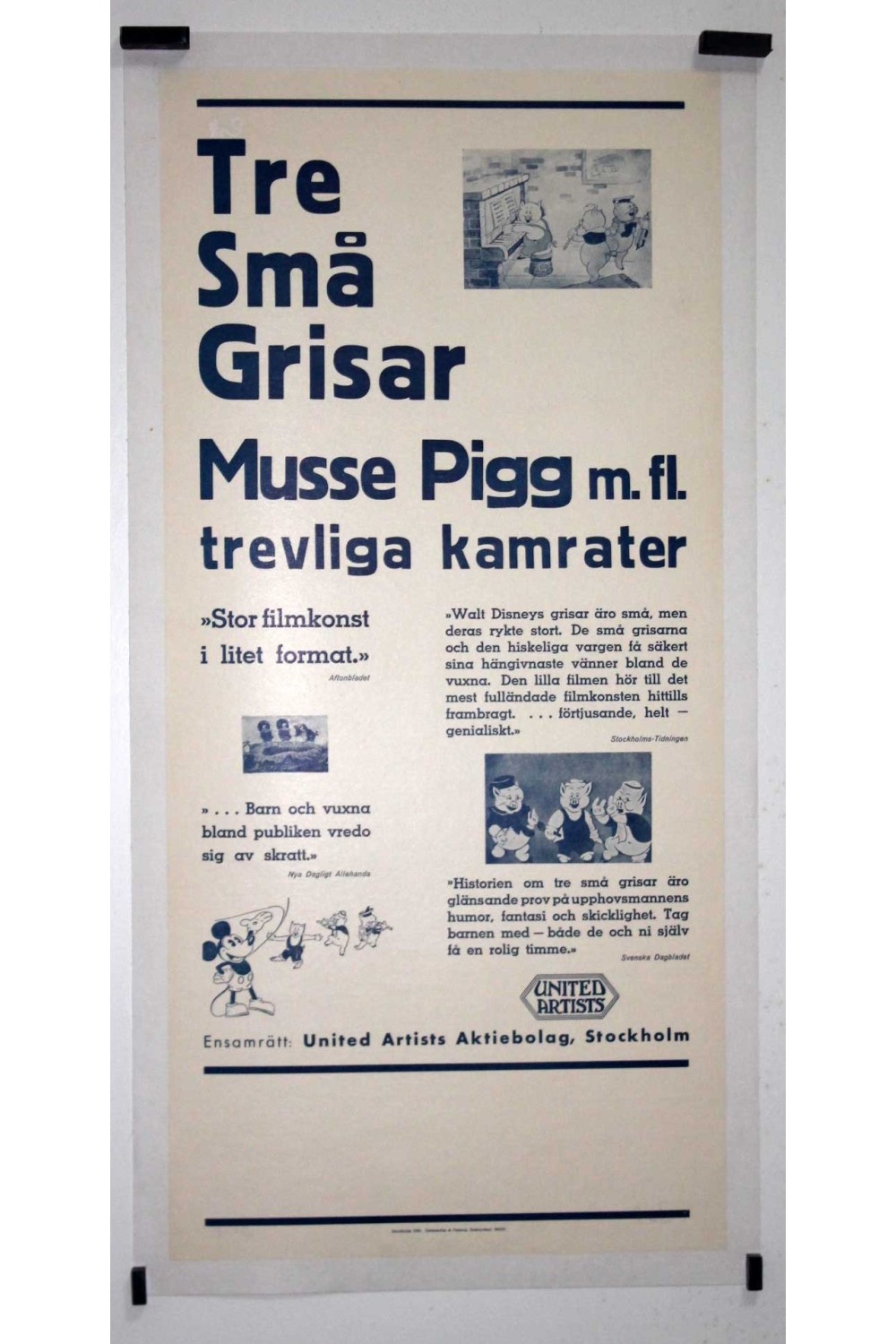 THREE LITTLE PIGS