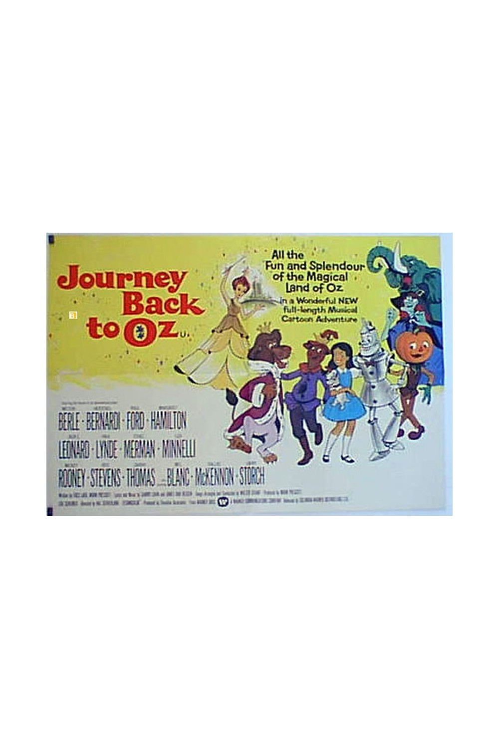JOURNEY BACK TO OZ