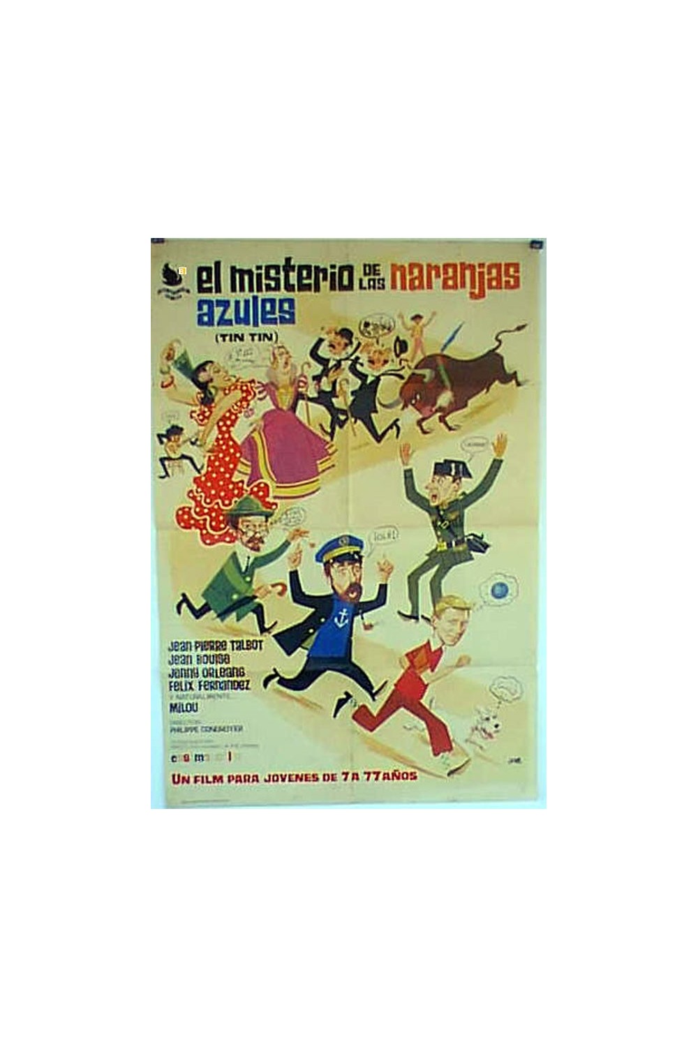 TINTIN ET LES ORANGES BLEUES