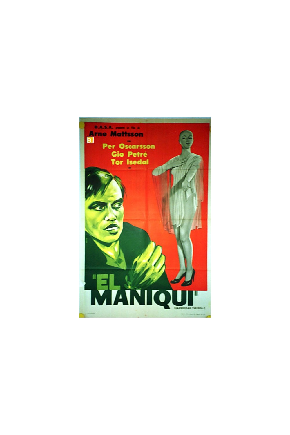 MANNEKÄNG I RÖTT