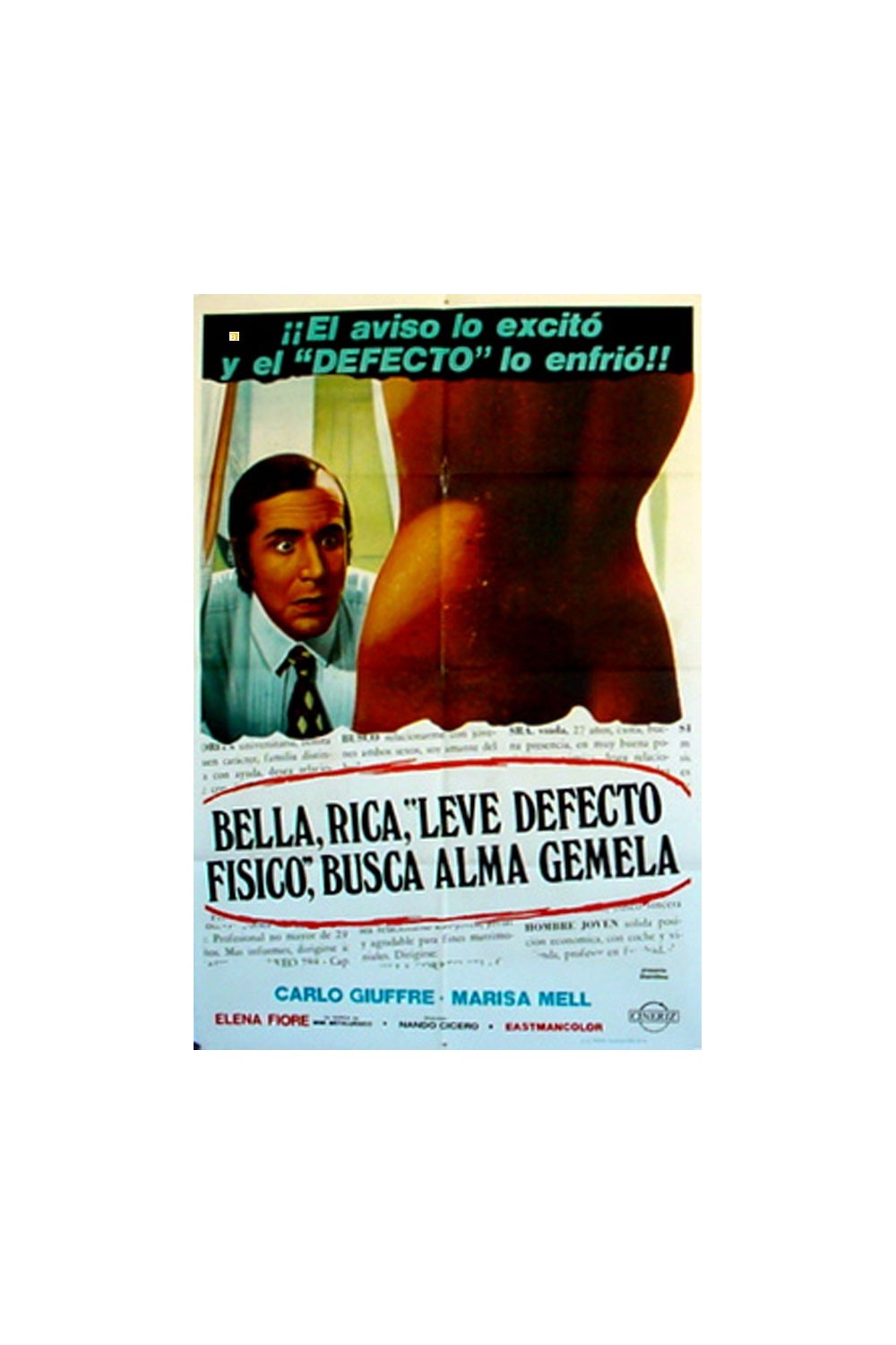 BELLA, RICCA, LIEVE DIFETTO FISICO