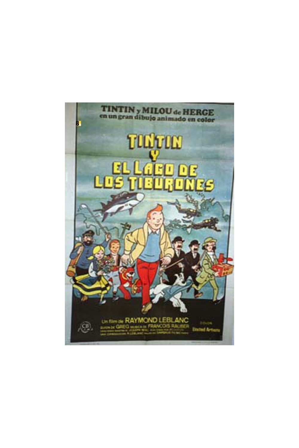 TINTIN ET LE LAC AUX REQUINS