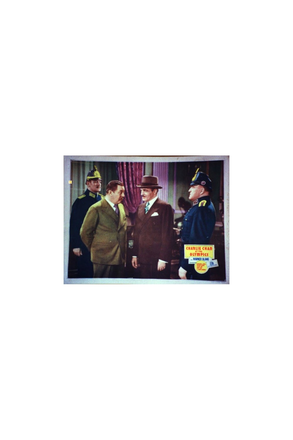 CHARLIE CHAN AT THE OLYMPICS