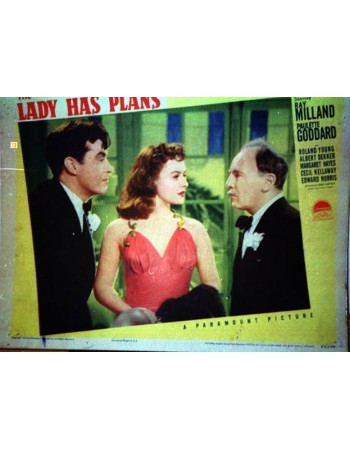 THE LADY HAS PLANS