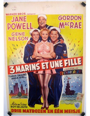 THREE SAILORS AND A GIRL