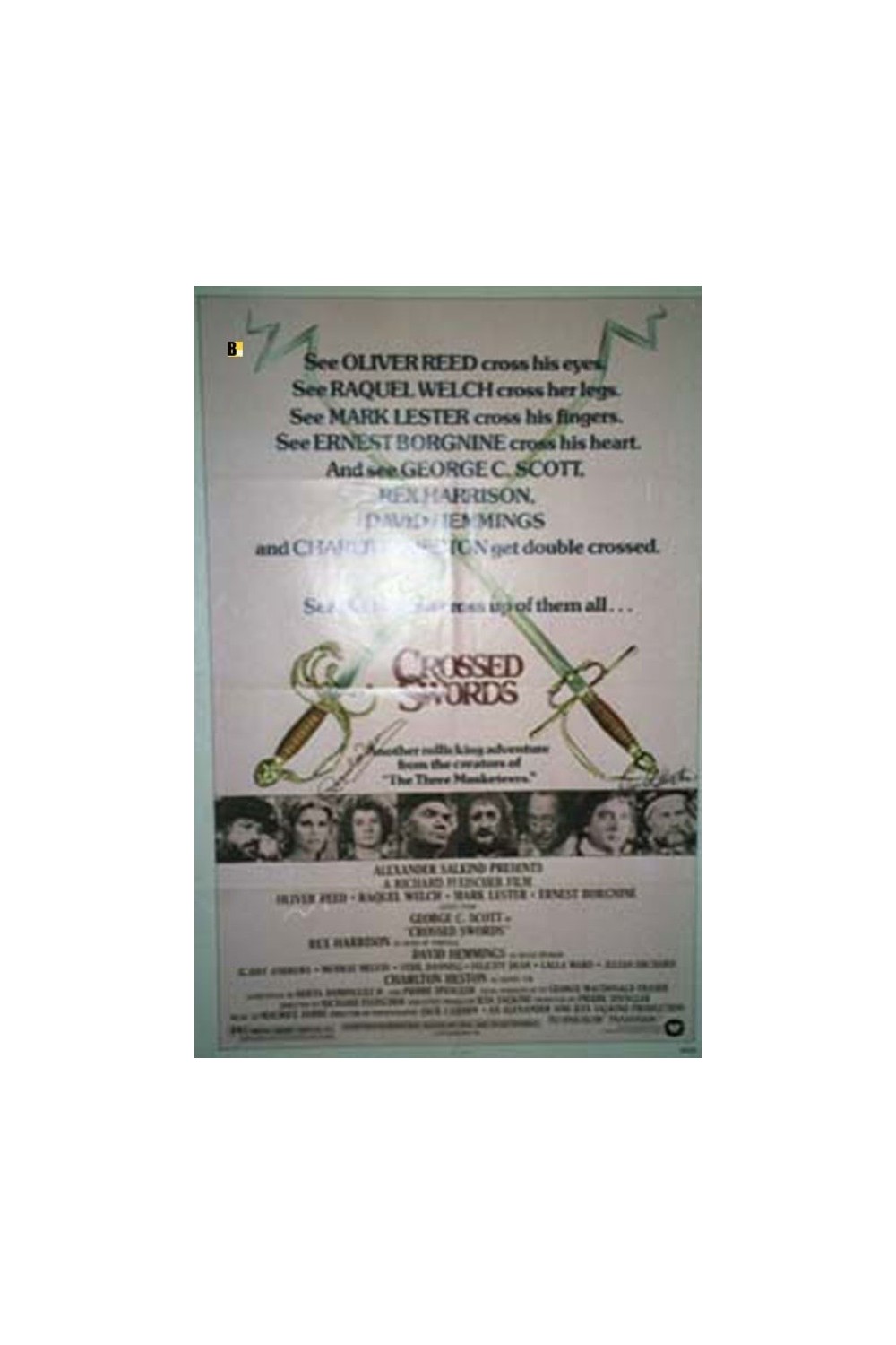 CROSSED SWORDS SIGNED FIRMADOS AUTOGRAPH