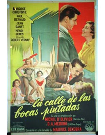 LA RUE DES BOUCHES PEINTES
