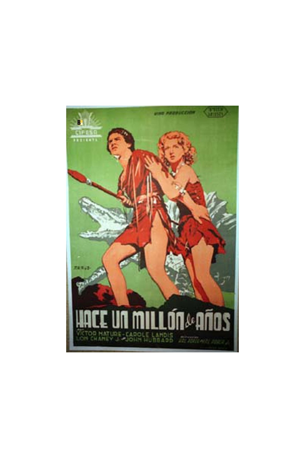 ONE MILLION YEARS B.C.