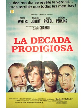 LA DECADE PRODIGIEUSE