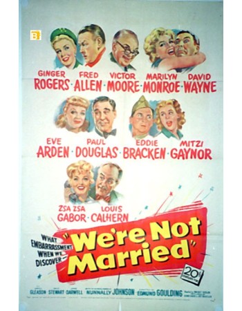 WE´RE NOT MARRIED