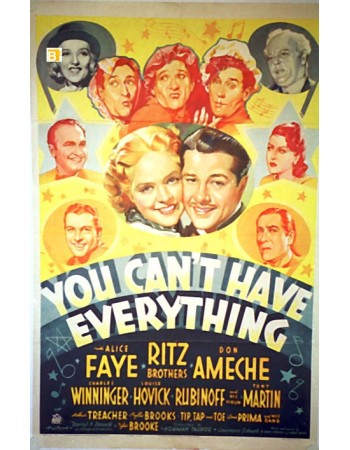 YOU CANT HAVE EVERY THING