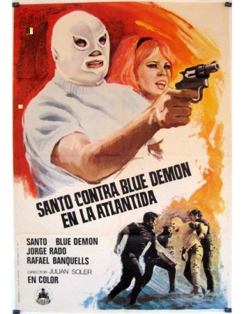SANTO CONTRA BLUE DEMON EN LA ATLANTIDA