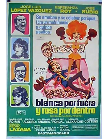 BLANCA POR FUERA Y ROSA POR DENTRO