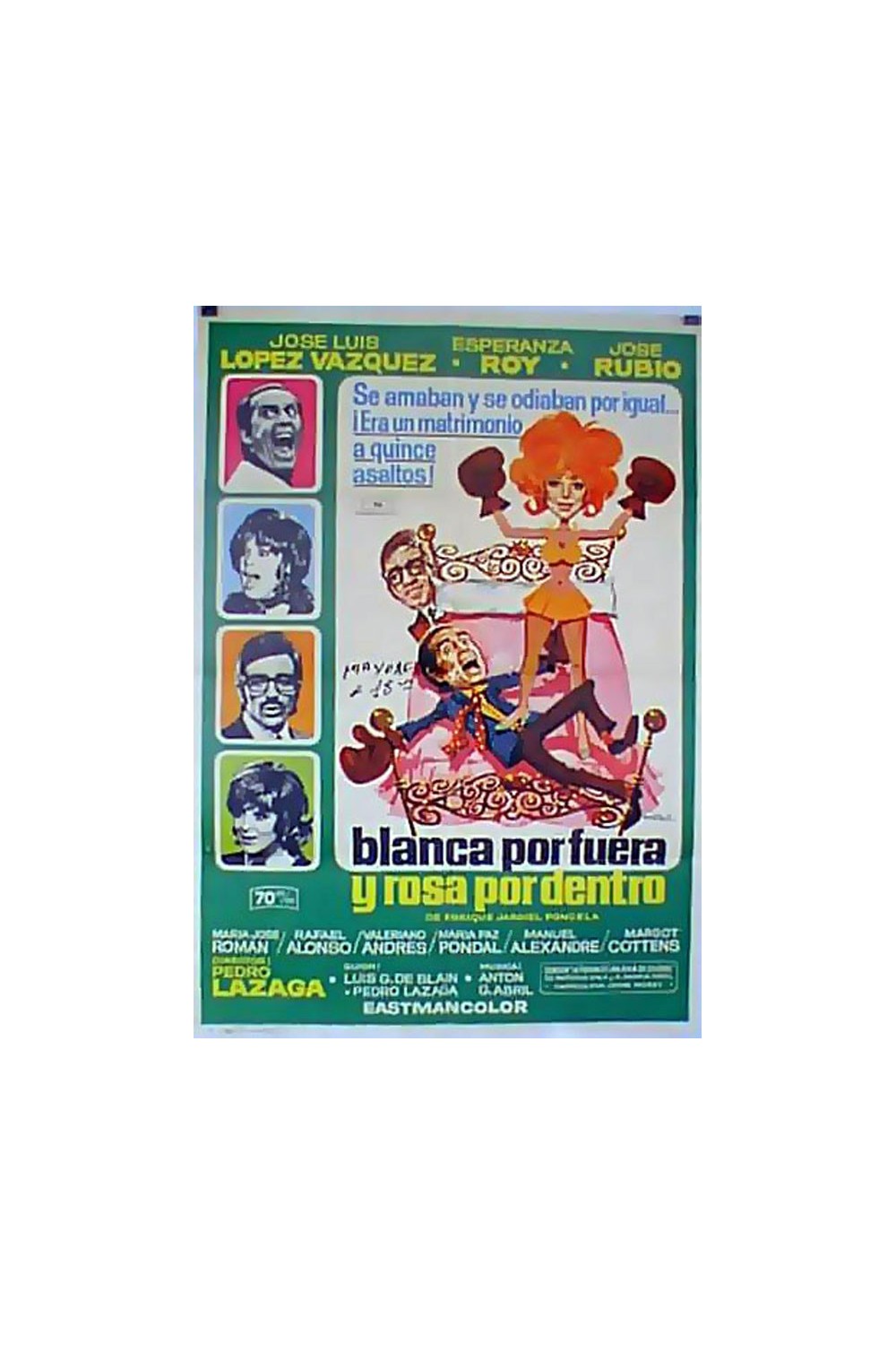 BLANCA POR FUERA Y ROSA POR DENTRO