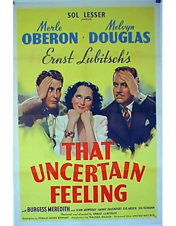 THAT UNCERTAIN FEELING