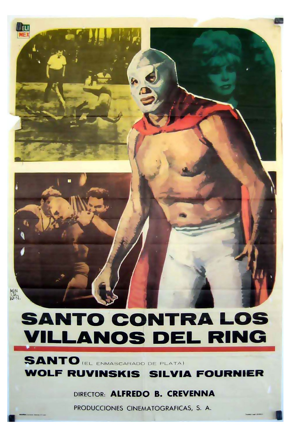 SANTO EL ENMASCARADO DE PLATA VS LOS VILLANOS DEL RING