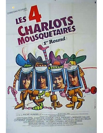 LES 4 CHARLOTS MOUSQUETAIRES