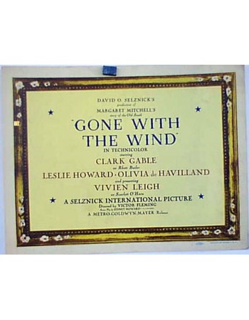 GONE WITH THE WIND