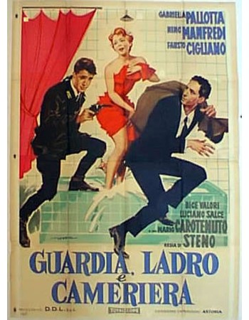 GUARDIA, LADRO E CAMERIERA