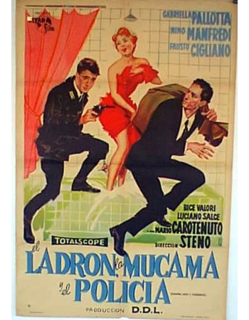 GUARDIA, LADRO E CAMERIERA