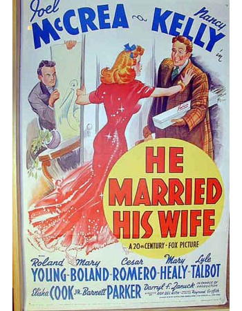HE MARRIED HIS WIFE