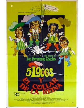 LES QUATRE CHARLOTS MOUSQUETAIRES