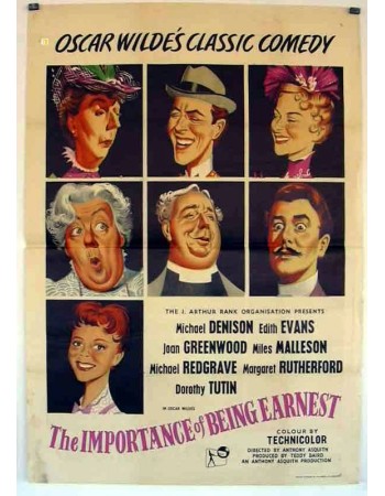 THE IMPORTANCE OF BEING EARNEST