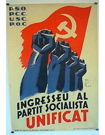 INGRESSEU AL PARTIT SOCIALISTA UNIFICAT