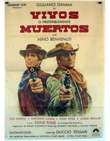 VIVOS O PREFERIBLEMENTE MUERTOS