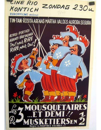 LOS TRES MOSQUETEROS Y MEDIO