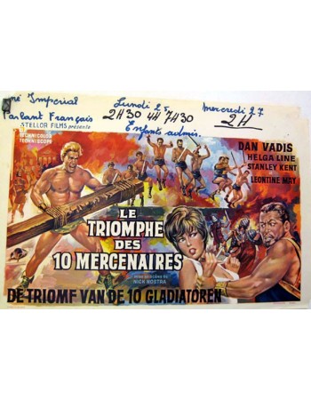 IL TRIONFO DEI DIECI GLADIATORI